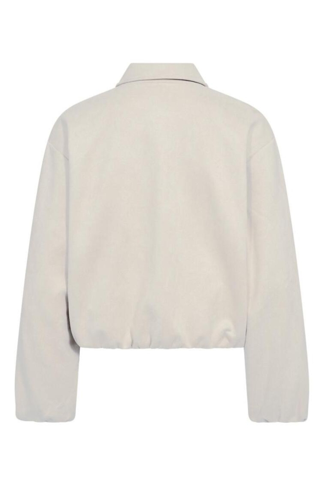 Freequent beige dames jas | Achteraanzicht