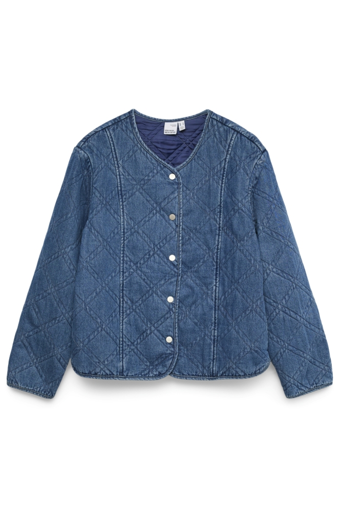 Vero Moda blauwe dames jas | Vooraanzicht