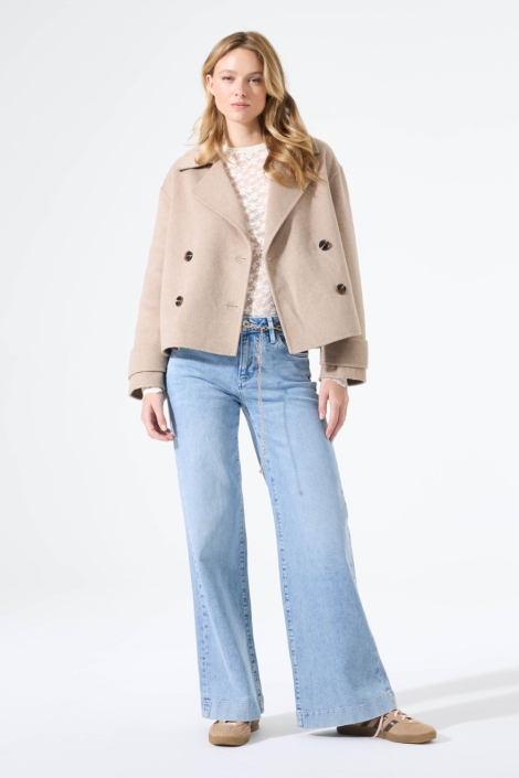 Garcia beige dames jas | Model