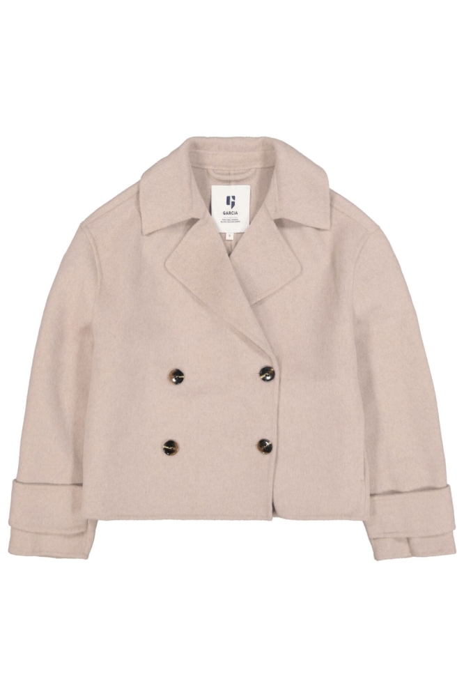 Garcia beige dames jas | Vooraanzicht