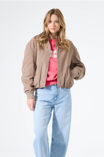 Garcia Jas BOMBER JAS GJ2600207 5232 SOFT TAUPE