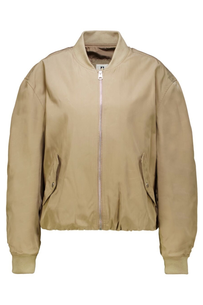 Garcia taupe dames jas | Vooraanzicht