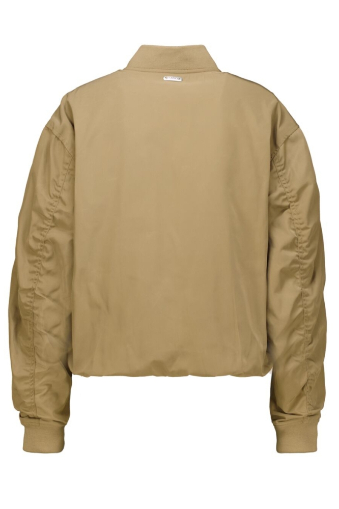 Garcia taupe dames jas | Achteraanzicht