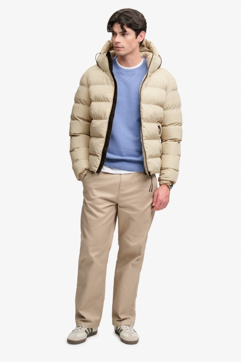 Superdry beige heren jas | Model