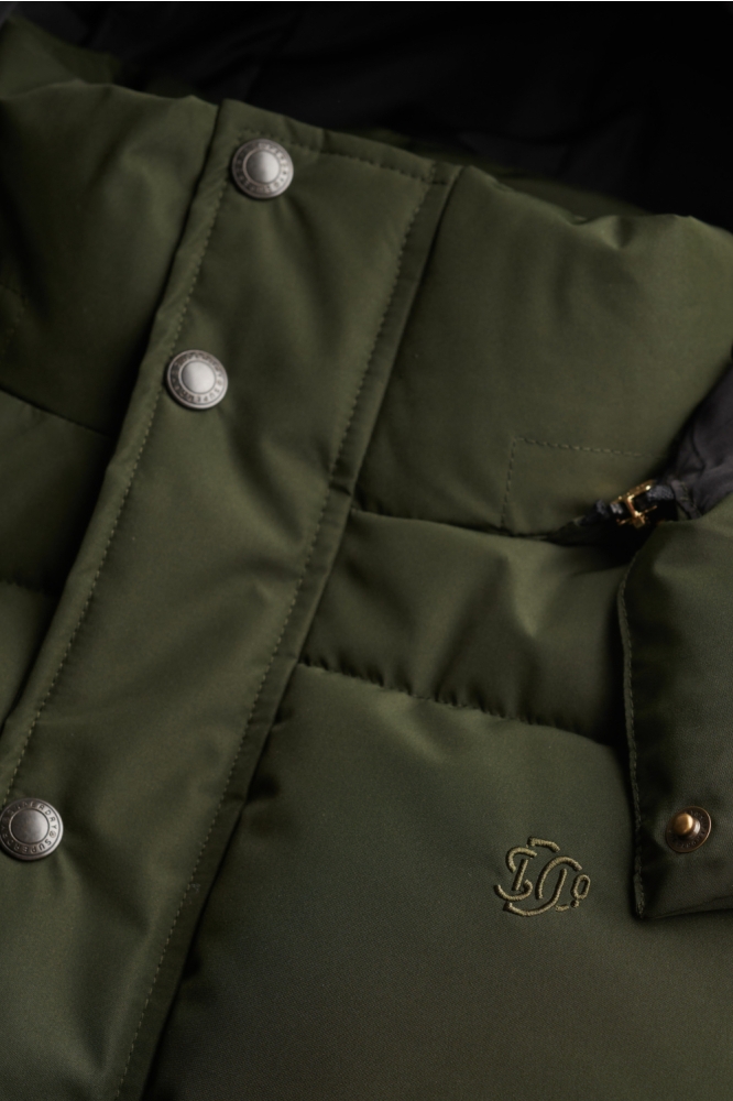 Superdry groene heren jas | Kleurstaal