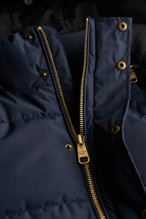 Superdry blauwe heren jas | Kleurstaal