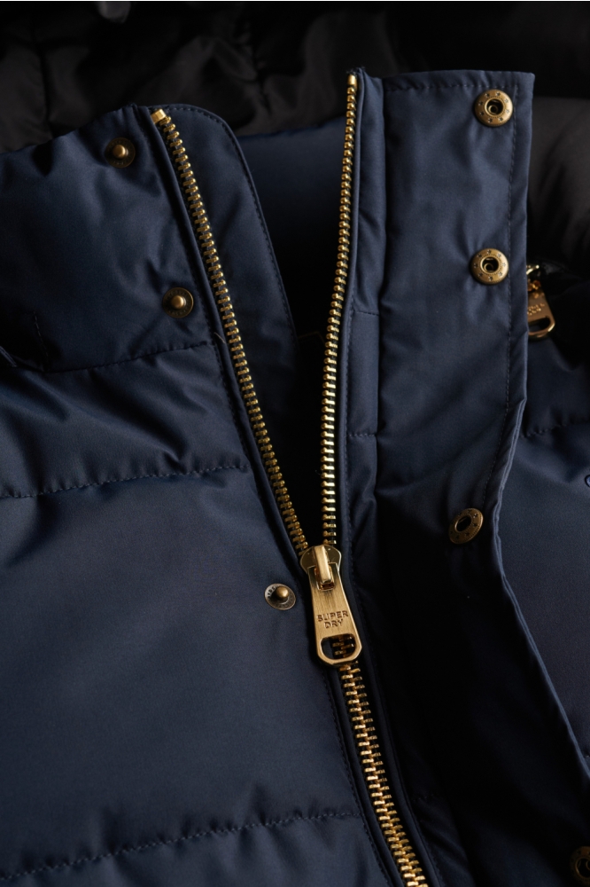 Superdry blauwe heren jas | Kleurstaal