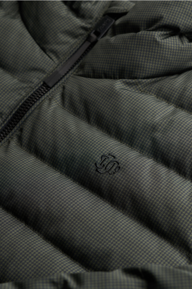 Superdry groene heren jas | Kleurstaal