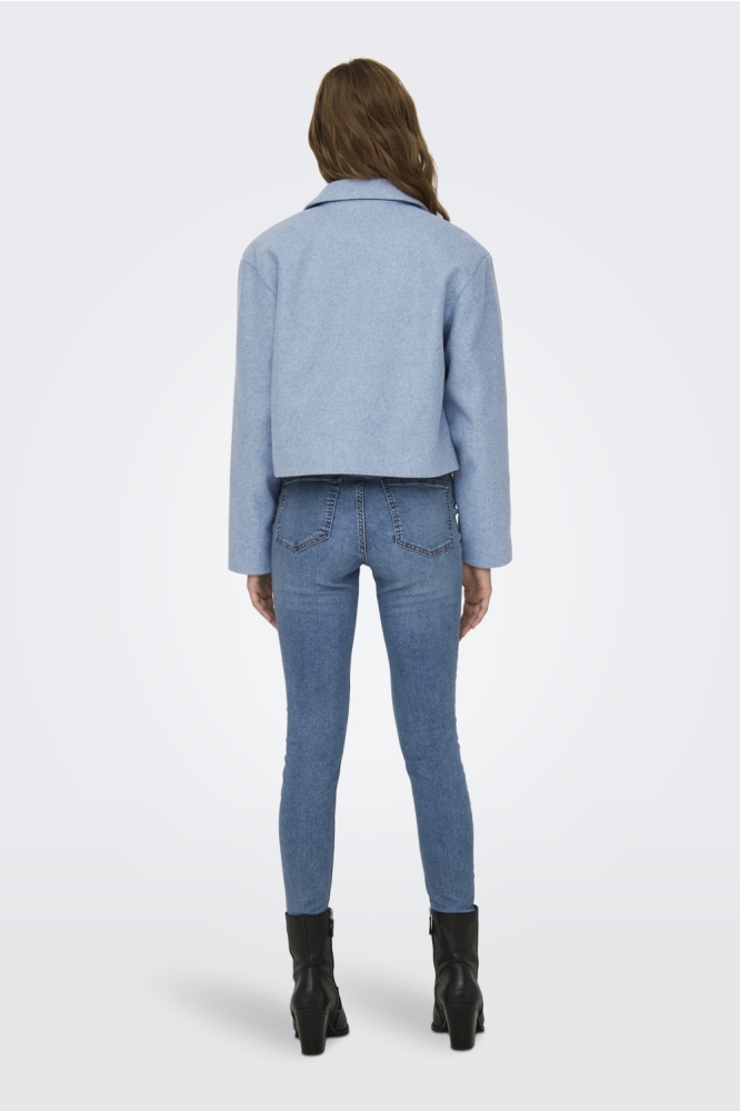 Jacqueline de Yong blauwe dames blazer | Model