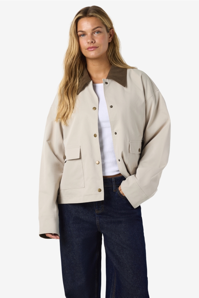 Noisy may beige dames jas | Model