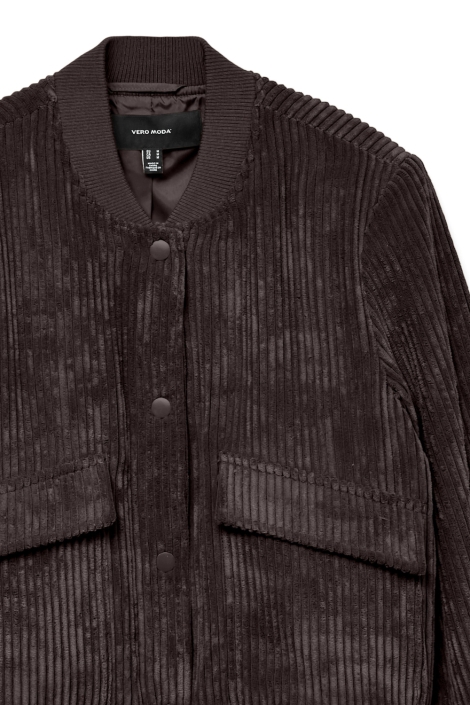 Vero Moda bruine dames jas | Close up