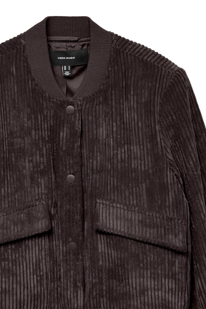 Vero Moda bruine dames jas | Close up
