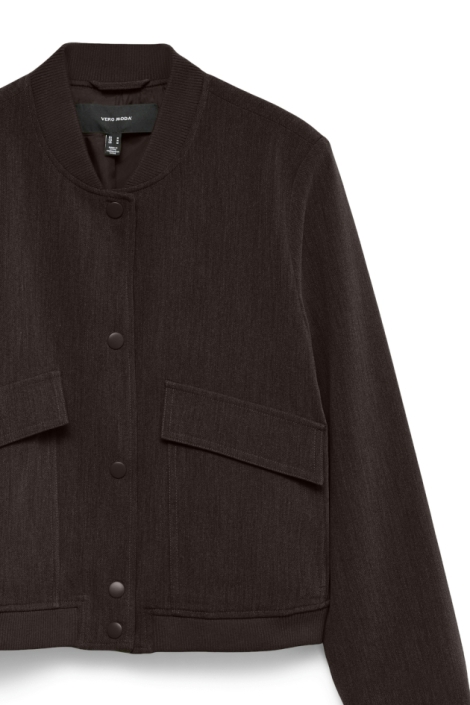 Vero Moda bruine dames jas | Close up