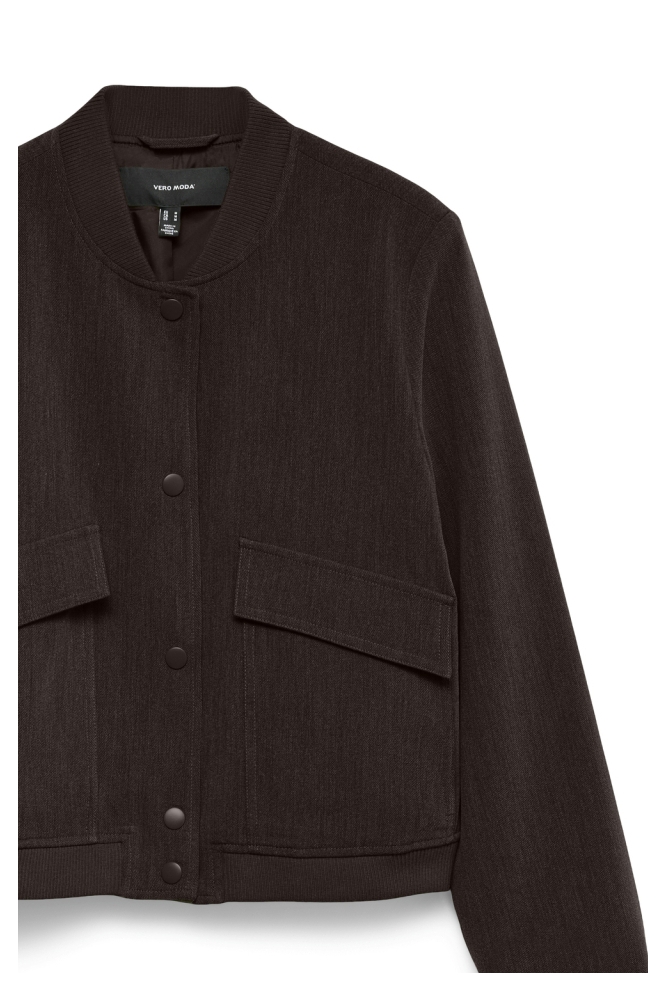 Vero Moda bruine dames jas | Close up