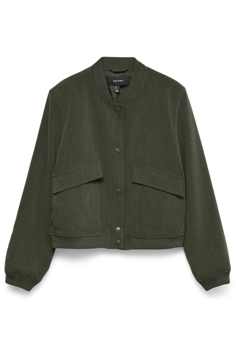Vero Moda groene dames jas | Vooraanzicht