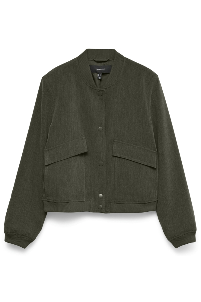 Vero Moda groene dames jas | Vooraanzicht