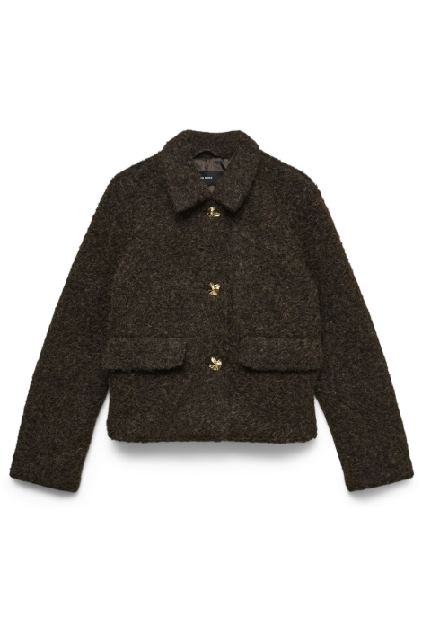 Vero Moda bruine dames jas | Vooraanzicht