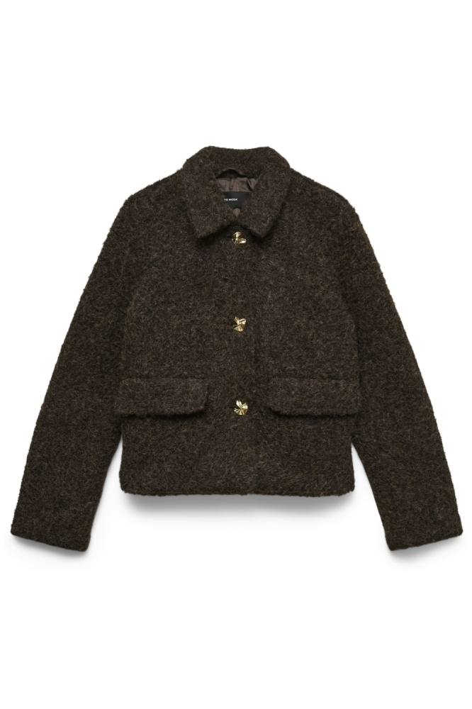 Vero Moda bruine dames jas | Vooraanzicht