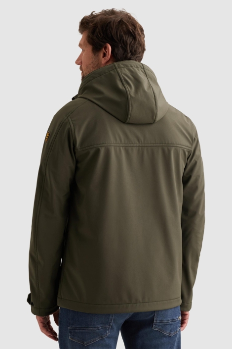 PME legend groene heren jas | Model achteraanzicht