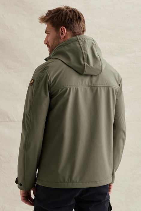 PME legend groene heren jas | Model achteraanzicht