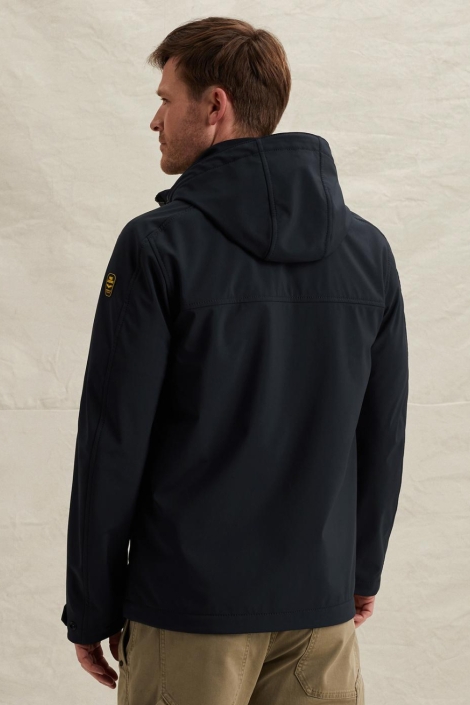 PME legend blauwe heren jas | Model achteraanzicht