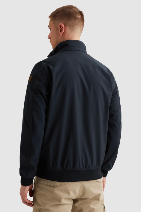 PME legend blauwe heren jas | Model achteraanzicht