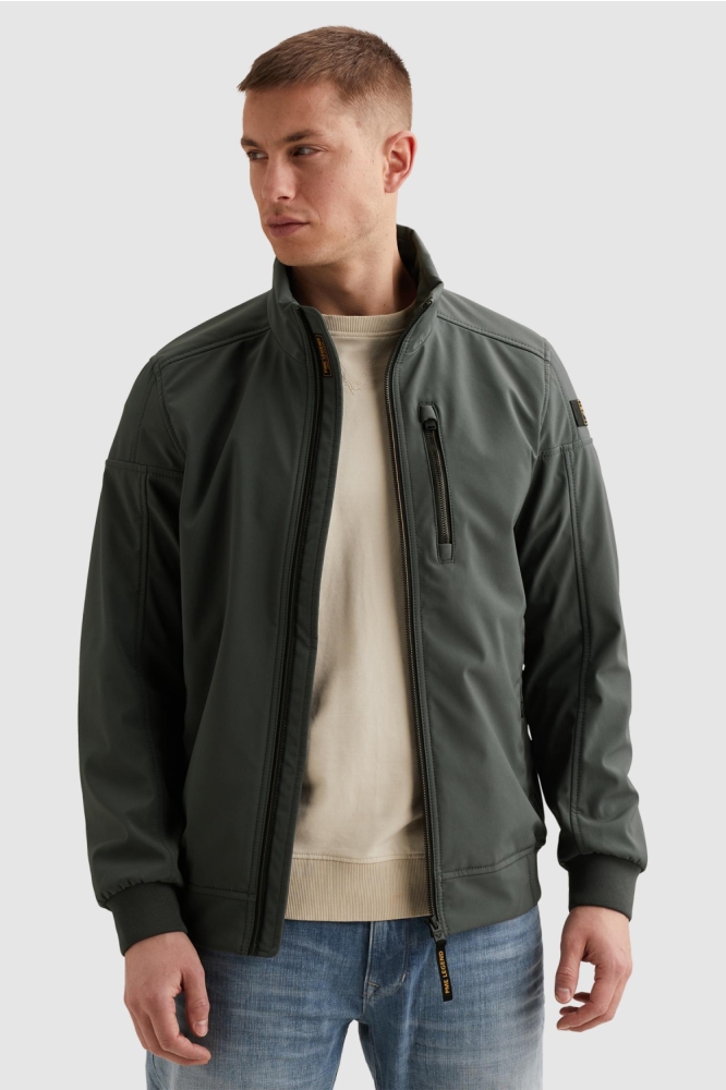 PME legend groene heren jas | Model vooraanzicht