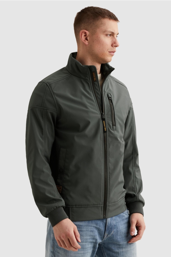 PME legend groene heren jas | Model vooraanzicht