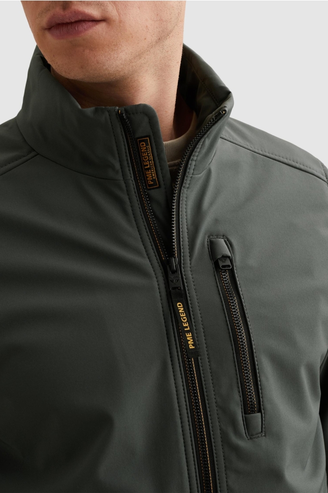 PME legend groene heren jas | Close up