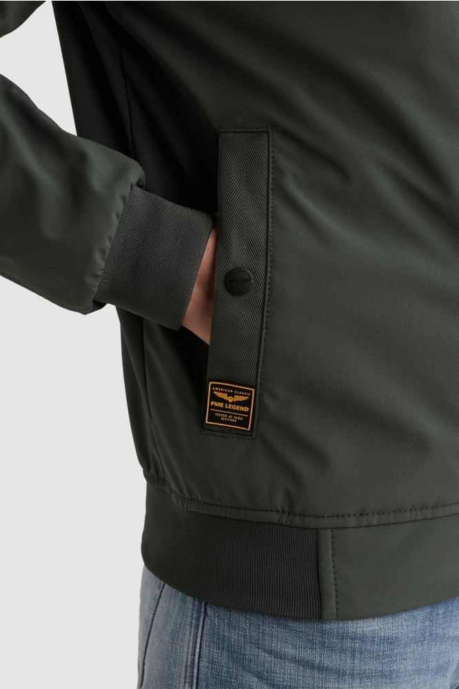 PME legend groene heren jas | Close up