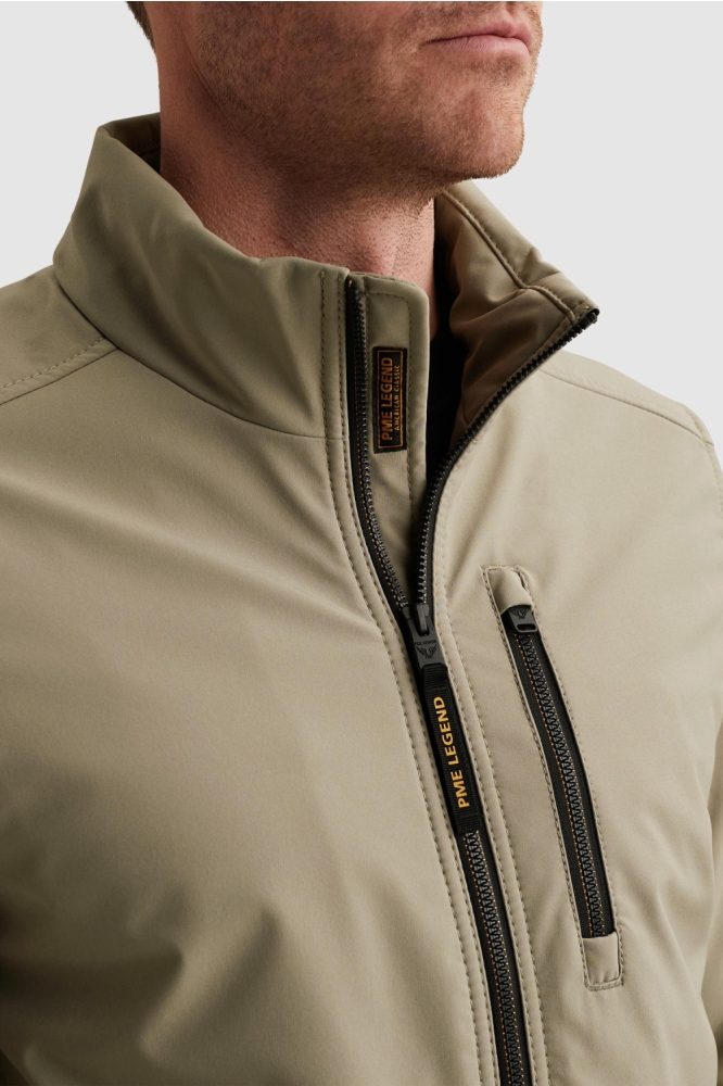 PME legend beige heren jas | Close up
