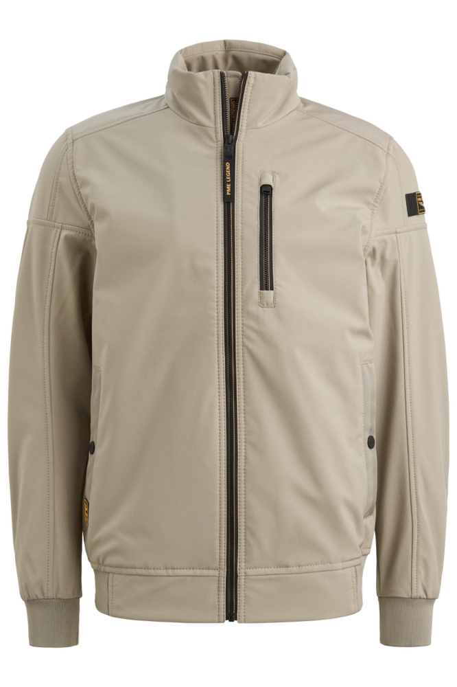 PME legend beige heren jas | Vooraanzicht