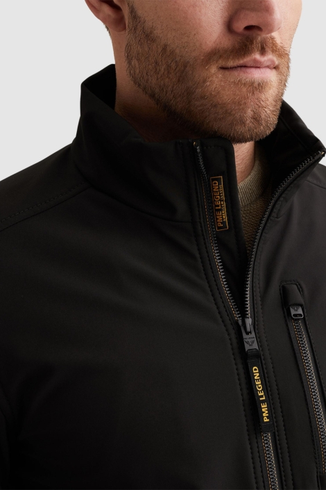 PME legend zwarte heren jas | Close up