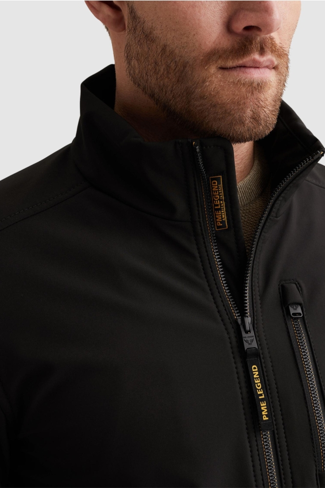 PME legend zwarte heren jas | Close up