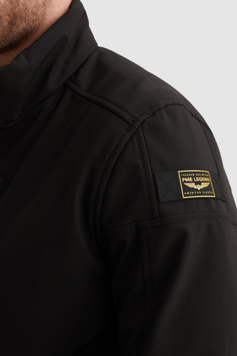 PME legend zwarte heren jas | Close up