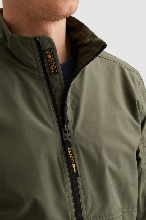PME legend groene heren jas | Close up