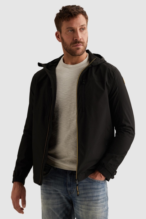 PME legend zwarte heren jas | Model vooraanzicht