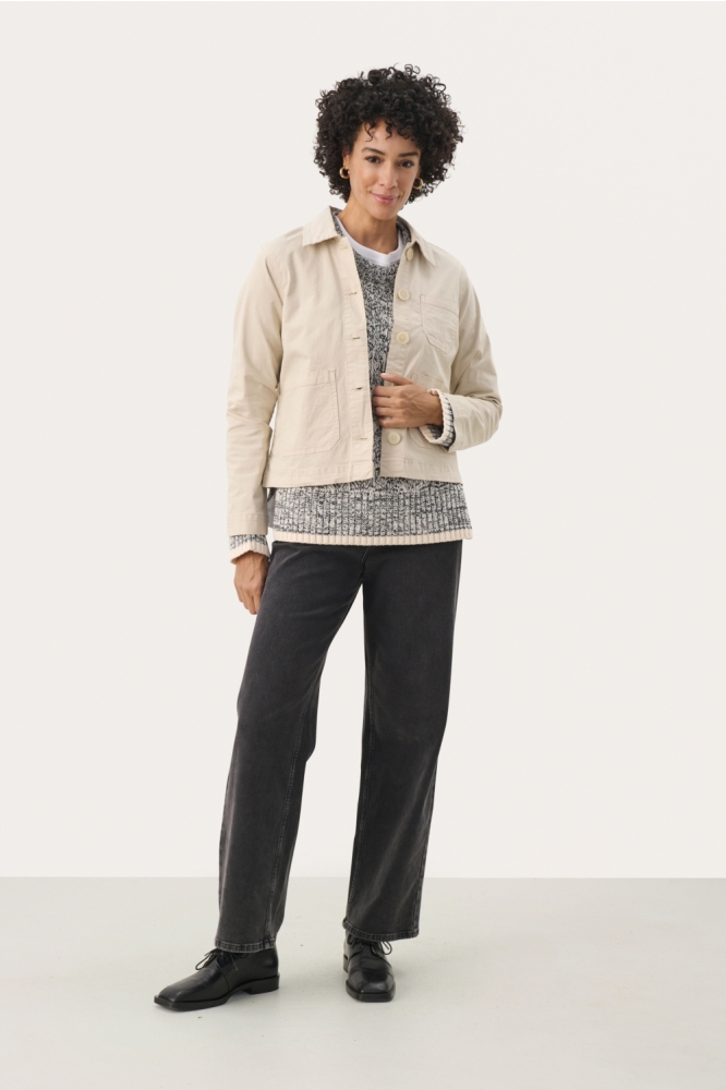 Part Two beige dames jas | Model