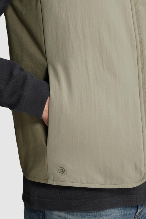 Cast Iron groene heren jas | Close up