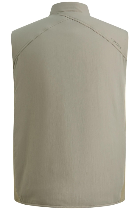 Cast Iron groene heren jas | Achteraanzicht