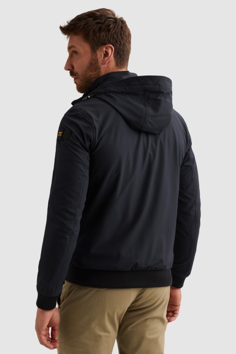 PME legend blauwe heren jas | Model achteraanzicht