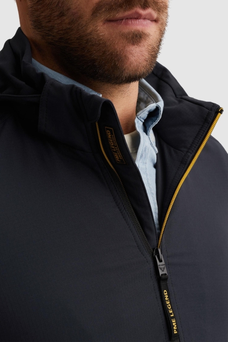 PME legend blauwe heren jas | Close up