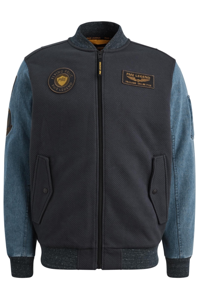 PME legend blauwe heren jas | Vooraanzicht