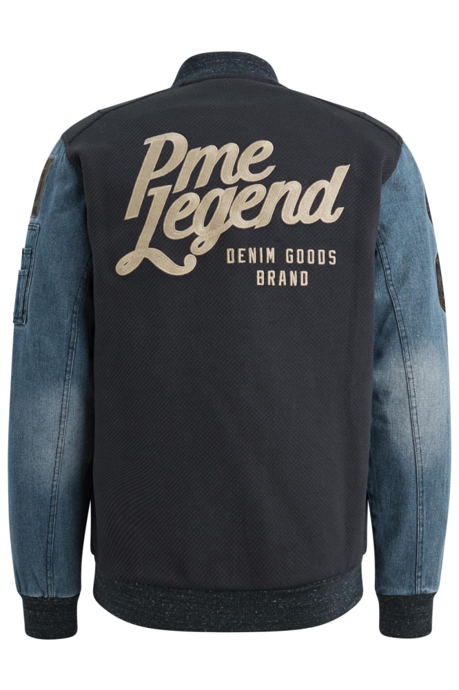 PME legend blauwe heren jas | Achteraanzicht