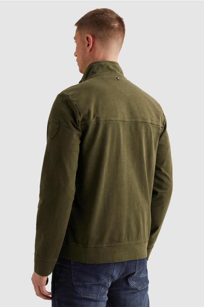 PME legend groene heren jas | Model achteraanzicht