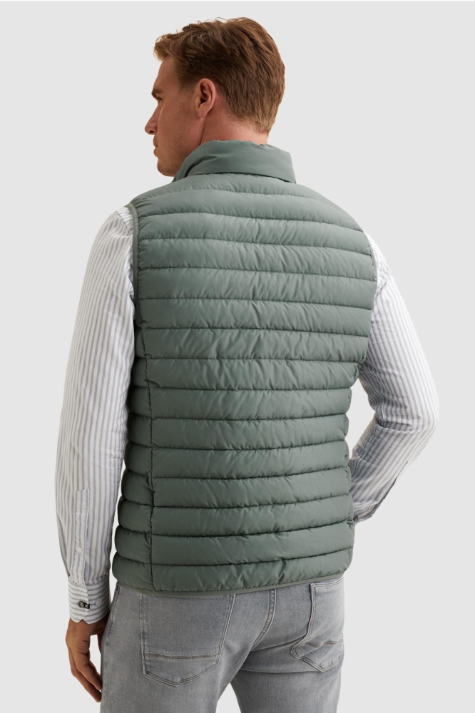 Vanguard blauwe heren jas | Model achteraanzicht