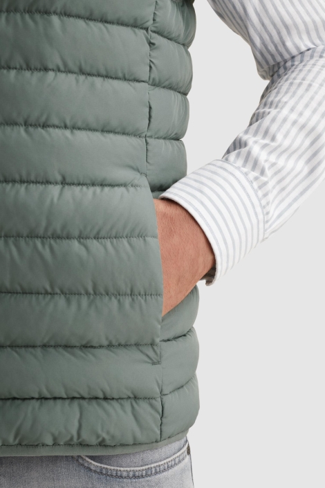 Vanguard blauwe heren jas | Close up