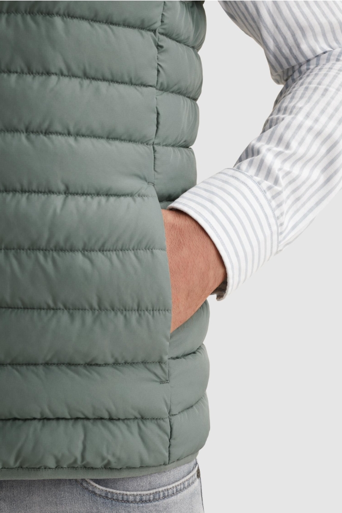 Vanguard blauwe heren jas | Close up