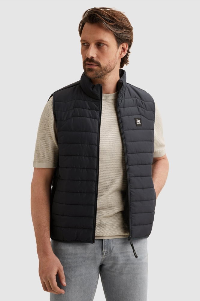 Vanguard blauwe heren jas | Model vooraanzicht