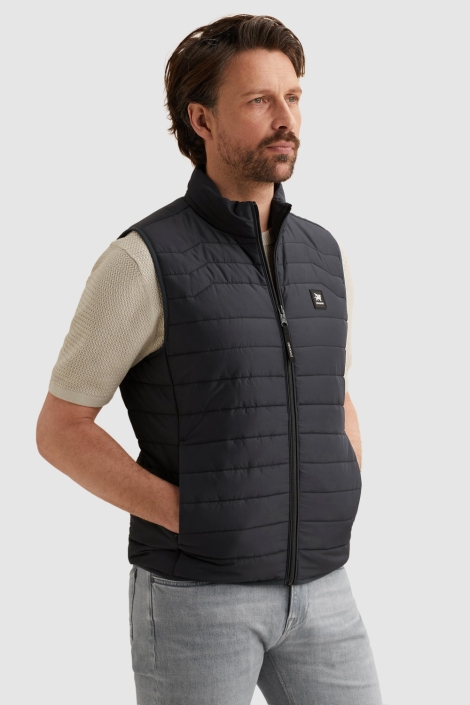 Vanguard blauwe heren jas | Model zijaanzicht